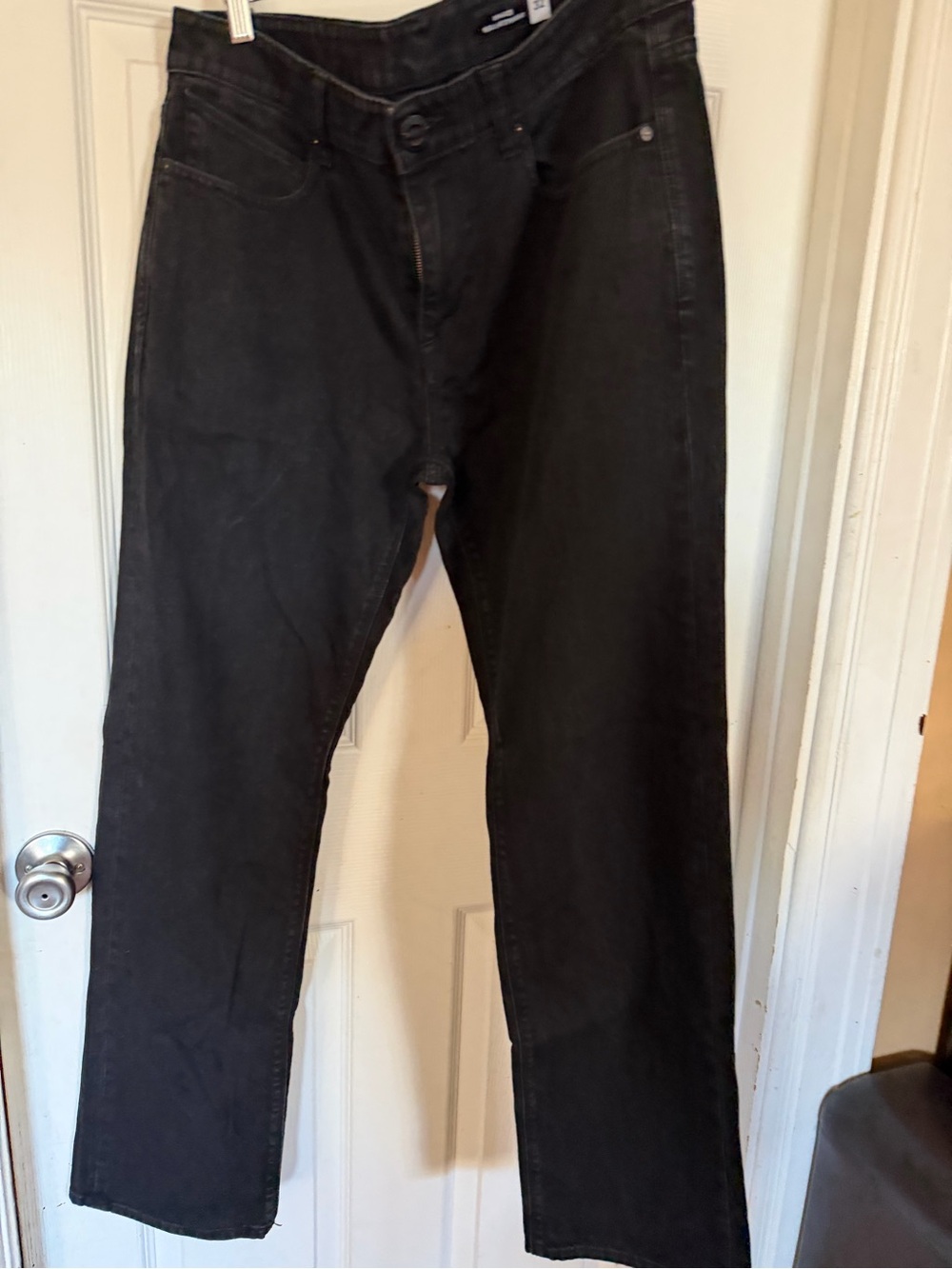 Men's Volcom Kinkade Regular Straight Black Jeans 32x30